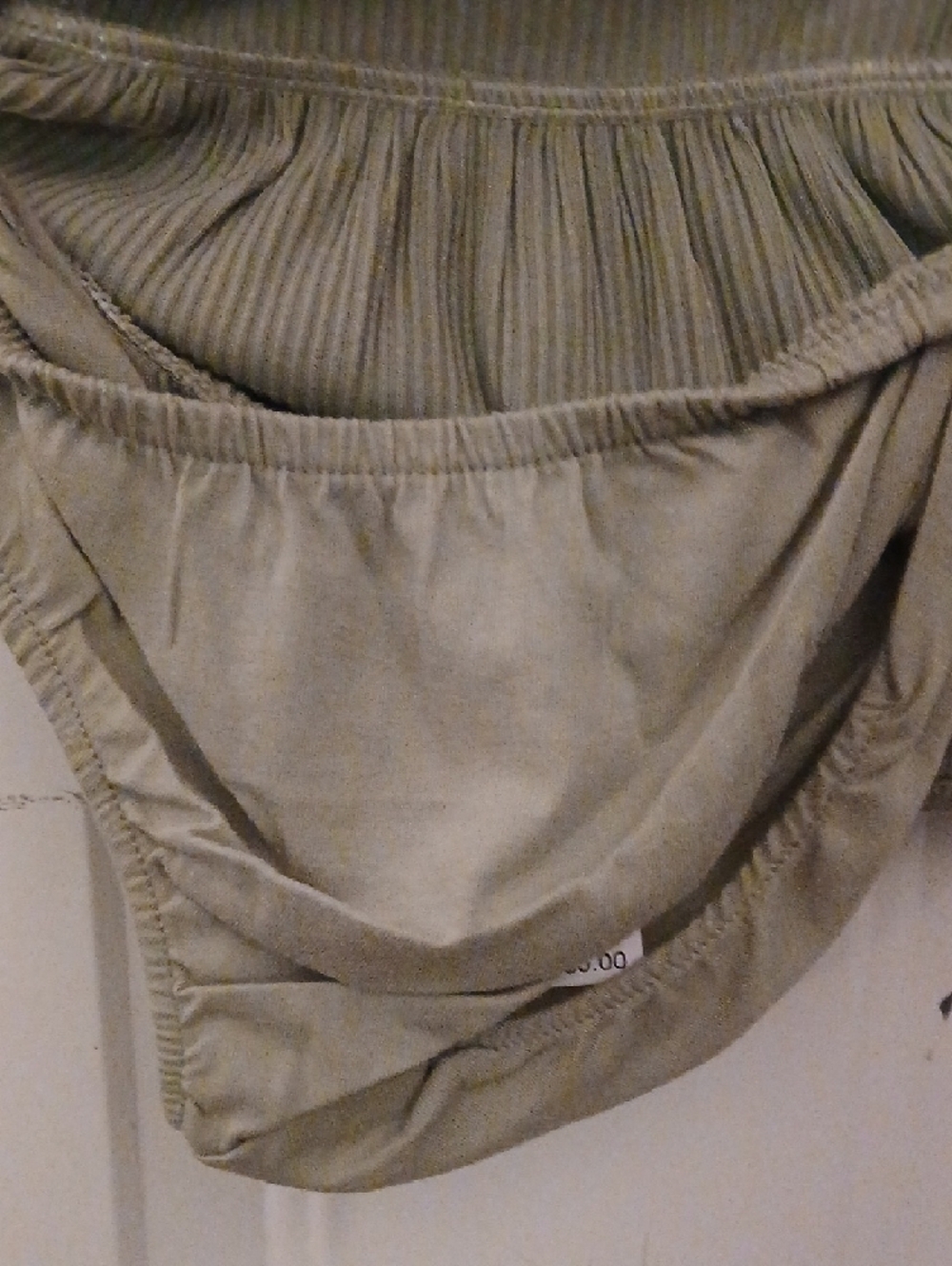 Cat & Jack Olive Green Ribbed Dress Size 18M - Picture 4 of 6